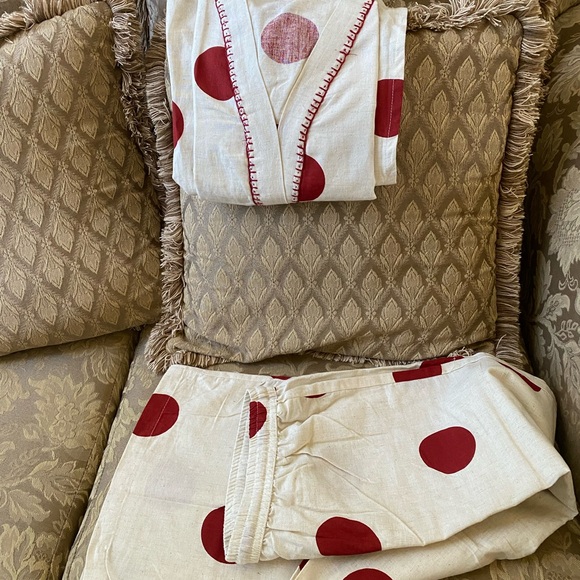 Coordinated matching set palazzo pants kurti top - Picture 2 of 6